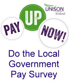 Please do UNISON Scotland's short survey on our local government pay claim