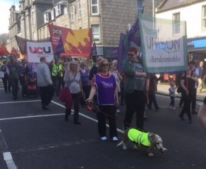 Branch joins May Day March and Rally to call for workers rights