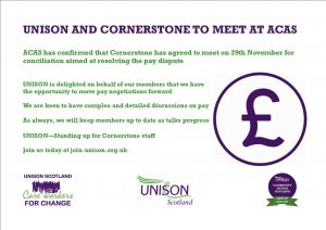 UNISON and Cornerstone to meet at ACAS