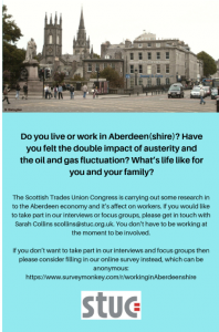 STUC research on the North East economy - please give your views