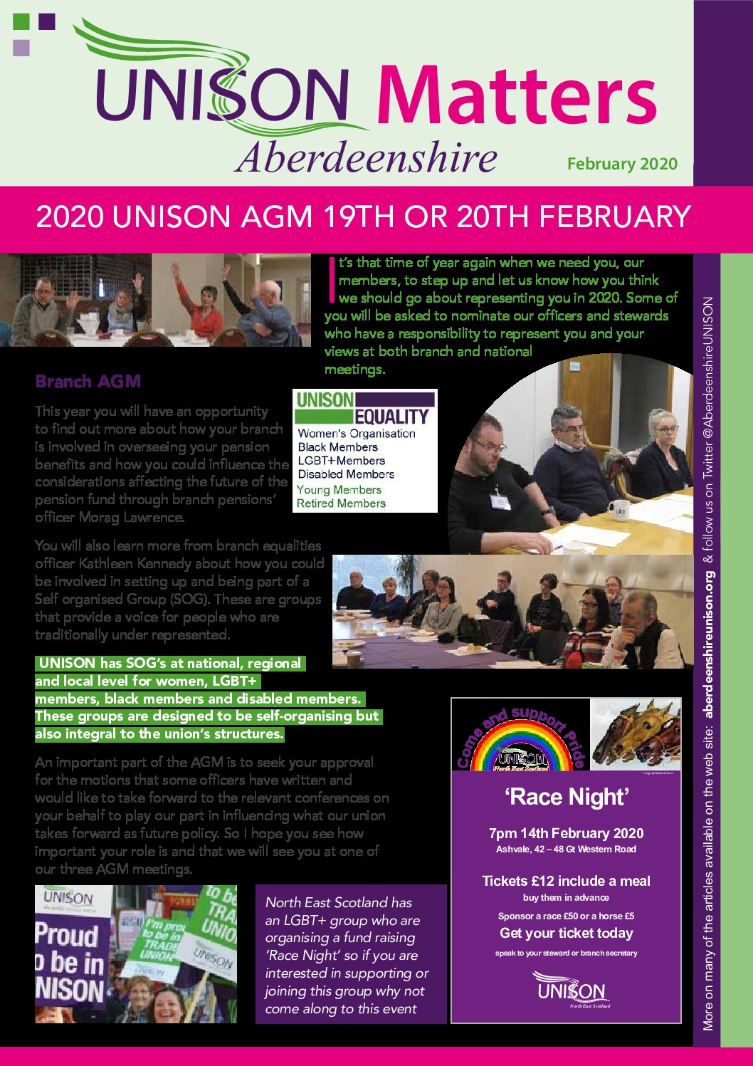 UNISON Newsletter Feb 2020 WEB Aberdeenshire UNISON