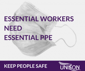 Updated guidance on PPE for frontline staff