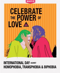 May 17: International Day Against Homophobia, Transphobia and Biphobia