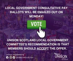 Don't forget to fill in your ballot to have your say on pay