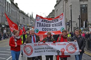 Come along to the online St Andrew's Day rally on 27 November or join the STUC event in Glasgow