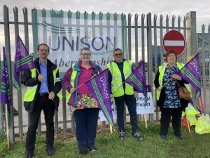 Waste workers kick off strike action in Aberdeenshire for decent pay