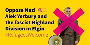 Join local anti-racists in Elgin and say #RefugeesWelcomeHere