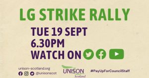 Important strike information and rallies